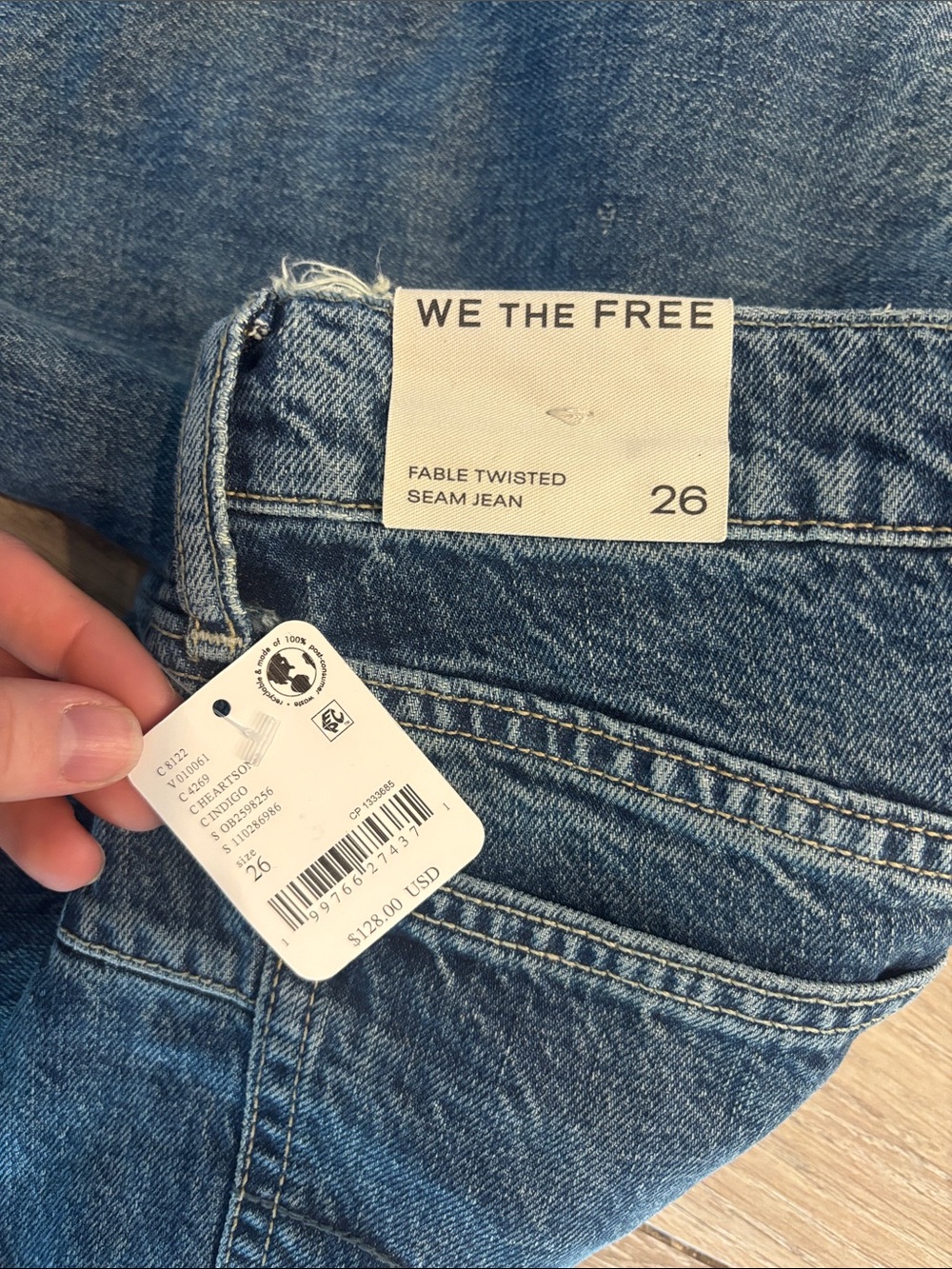 Free People Fable Low rise twist in heart song - Picture 8 of 9